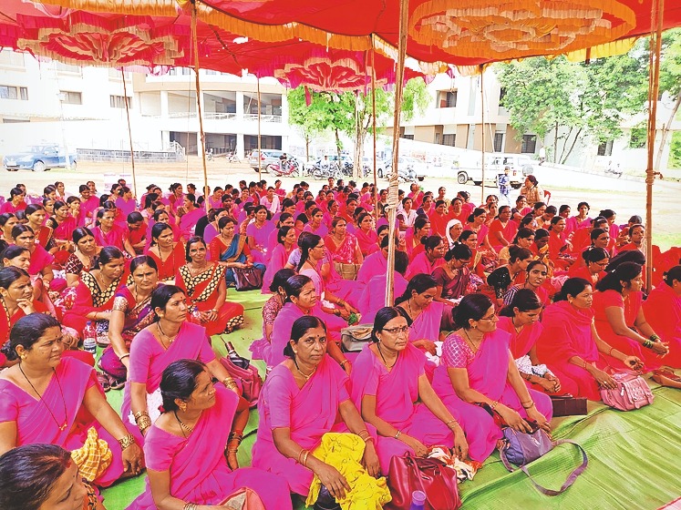 Asha Worker Protest