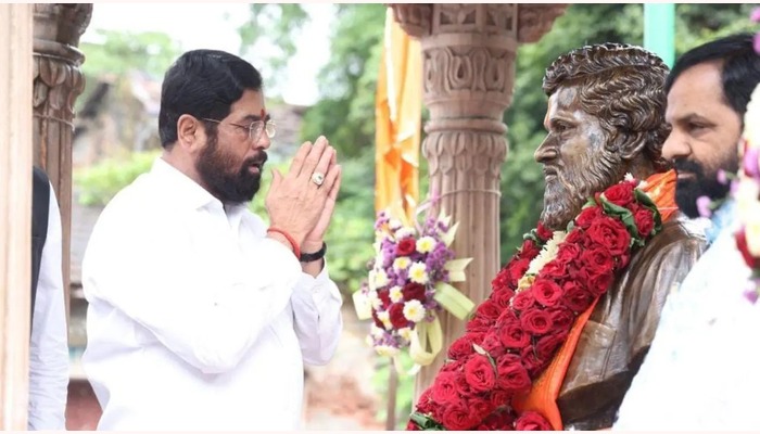 Eknath Shinde And mentor Anand Dighe