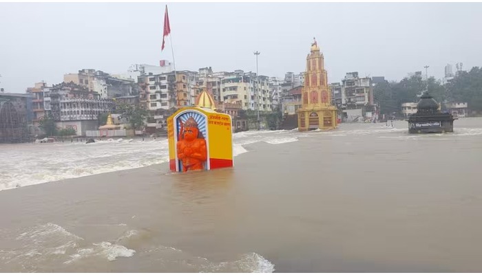 Gangapur dams overflow