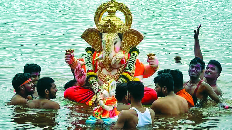 Immersion of POP Ganesh idols larger than 6 feet in the sea! Relief for Ganesh Mandals