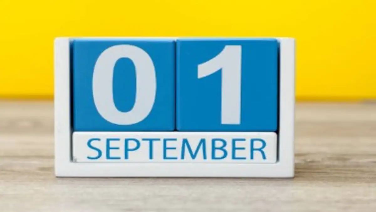 New Rules From 1 September