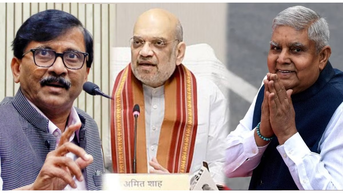 Where Is Former Vice President Dhankhar? Sanjay Raut