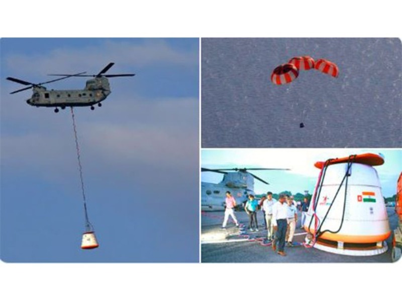 ISRO’s First Air-Drop Test for Gaganyaan Successful