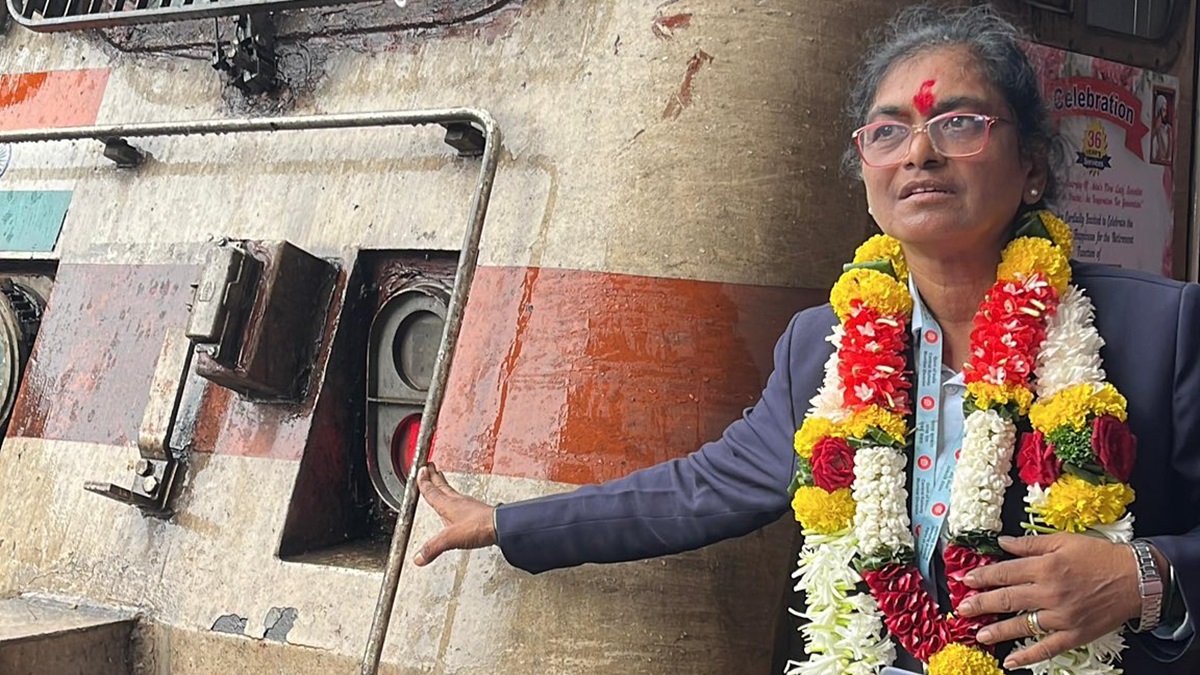 Surekha Yadav Asia's First Woman Loco Pilot