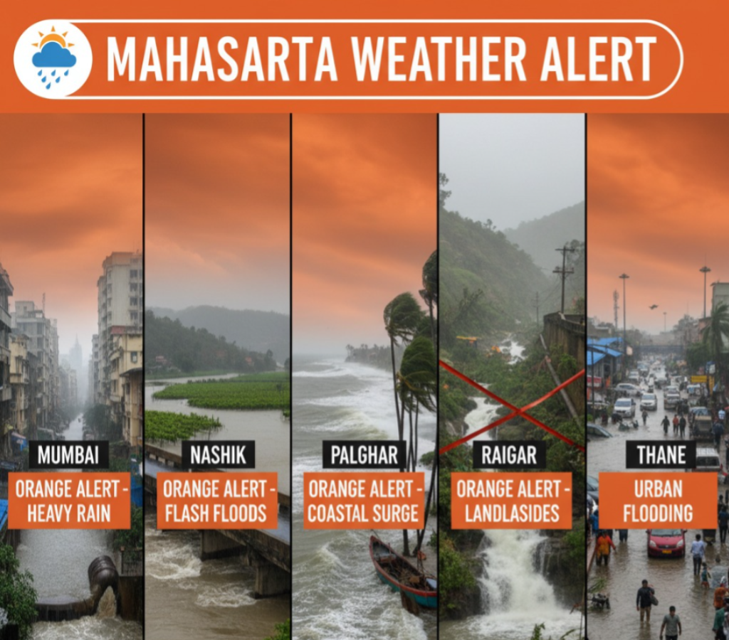 Orange Alert in 5 Districts