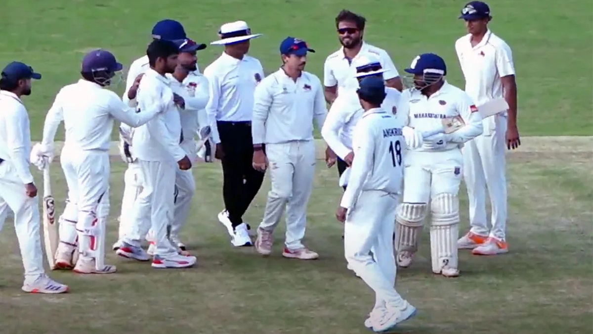 Prithvi Shaw-Musheer Khan Fight