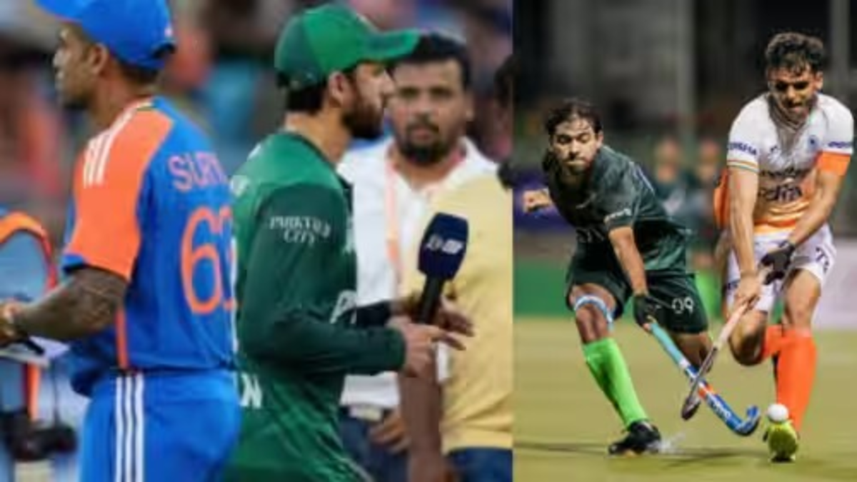 Cricket Handshake Refused But Shared in Hockey