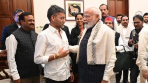 Nilesh Lanke Meets PM Modi