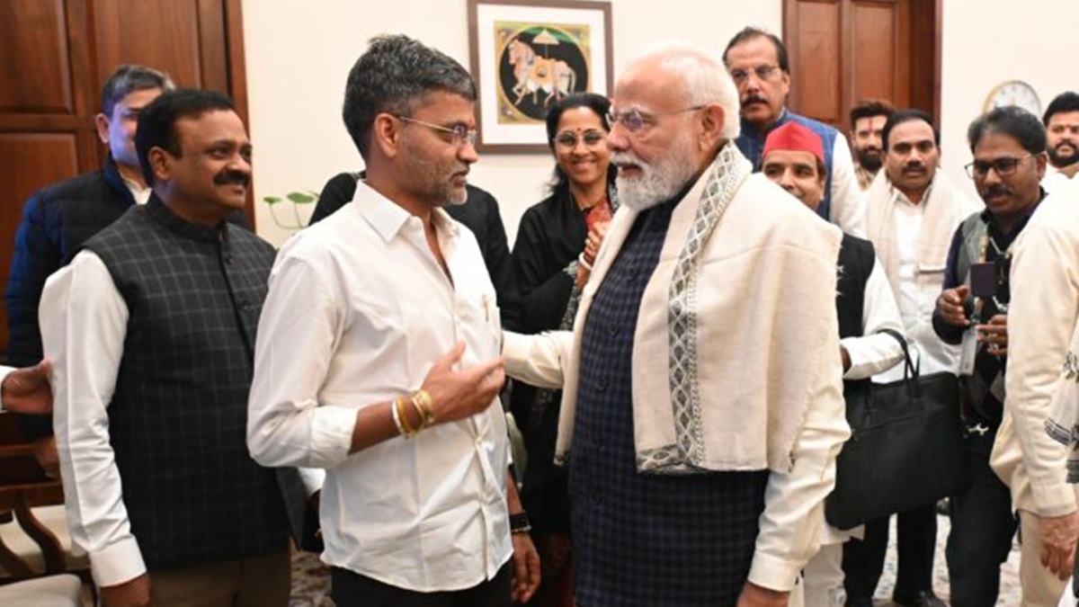 Nilesh Lanke Meets PM Modi